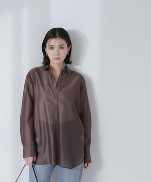 シアーオーバーシャツ