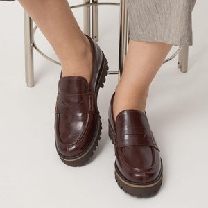 チャンキー ローファー / シューズ 撥水