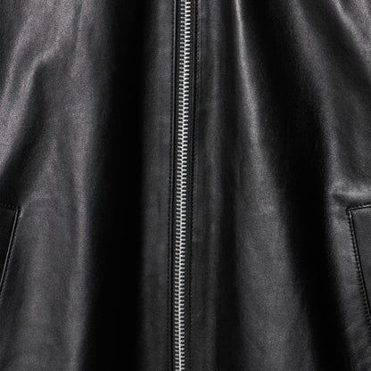 シープレザー フロントジップ ジャケット