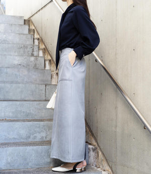 マシュマロスウェードライクスカート