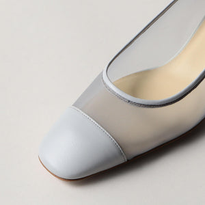 トゥキャップNチュール パンプス45↓