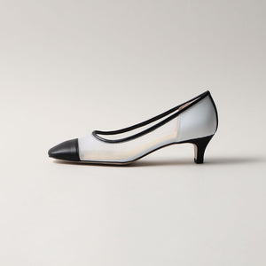 トゥキャップNチュール パンプス45↓