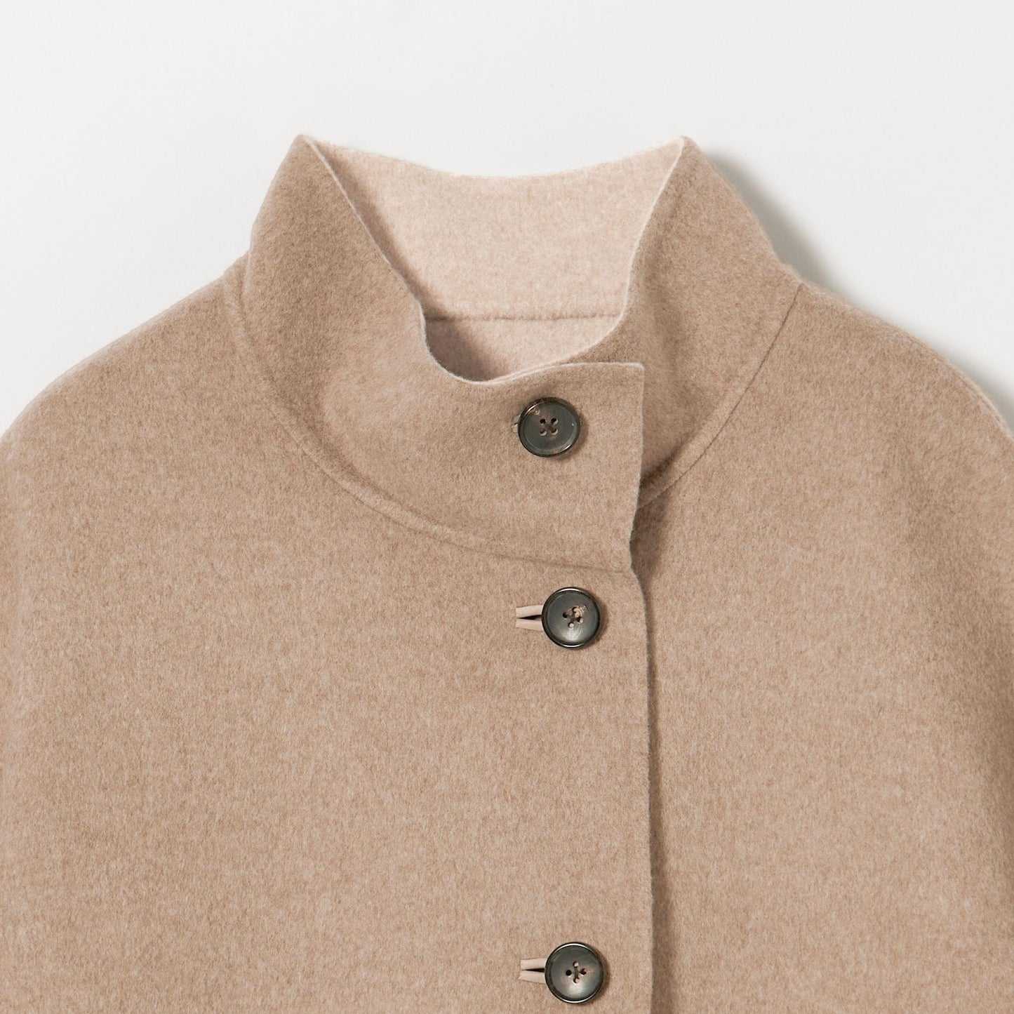 バイカラー リバー Aライン コート