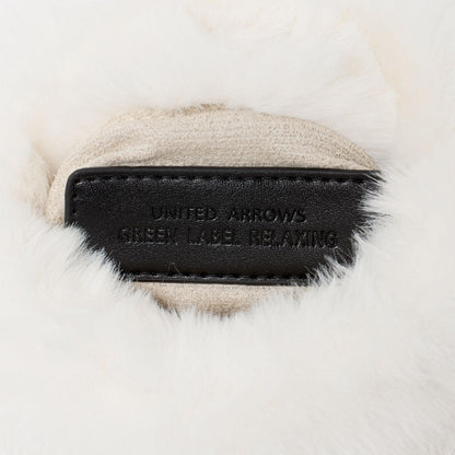 ファーショルダーバッグ ハートチャーム付き