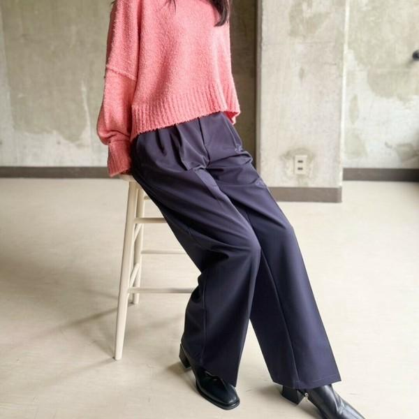 美シルエットストレートパンツ