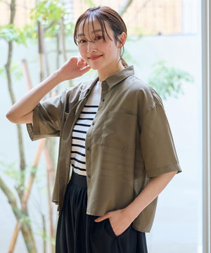 シアーテックリネンシャツ