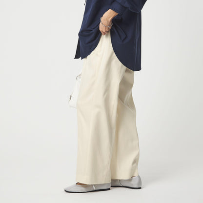 ［size SHORT/TALLあり］ニーハイフレアパンツ デニム 2 ストレッチ