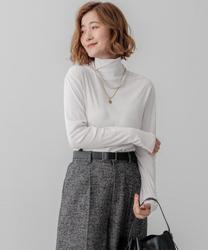 レイヤードタートル カットソー