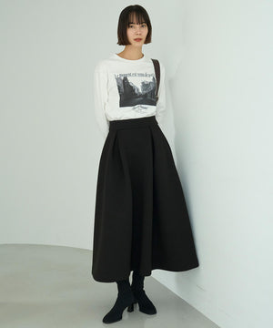 コットンスムース グラフィック ロンＴ