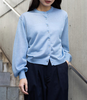 ラメシアーパールカーディガン