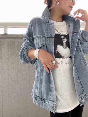 オーバーデニムジャケット