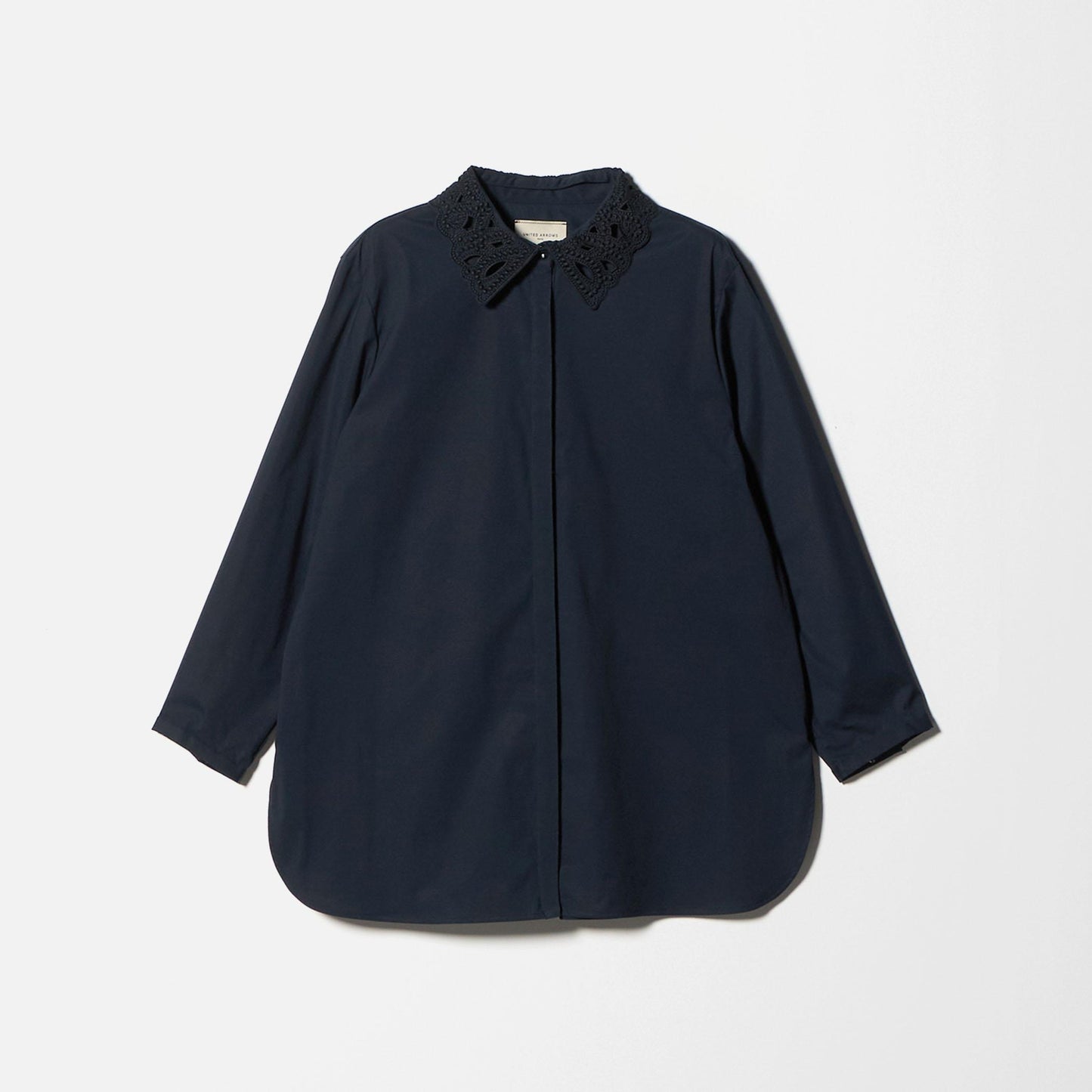 エンブロイダリー カラー シャツ ‐ウォッシャブル‐