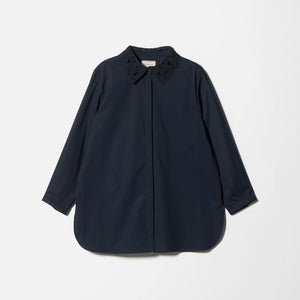 エンブロイダリー カラー シャツ ‐ウォッシャブル‐