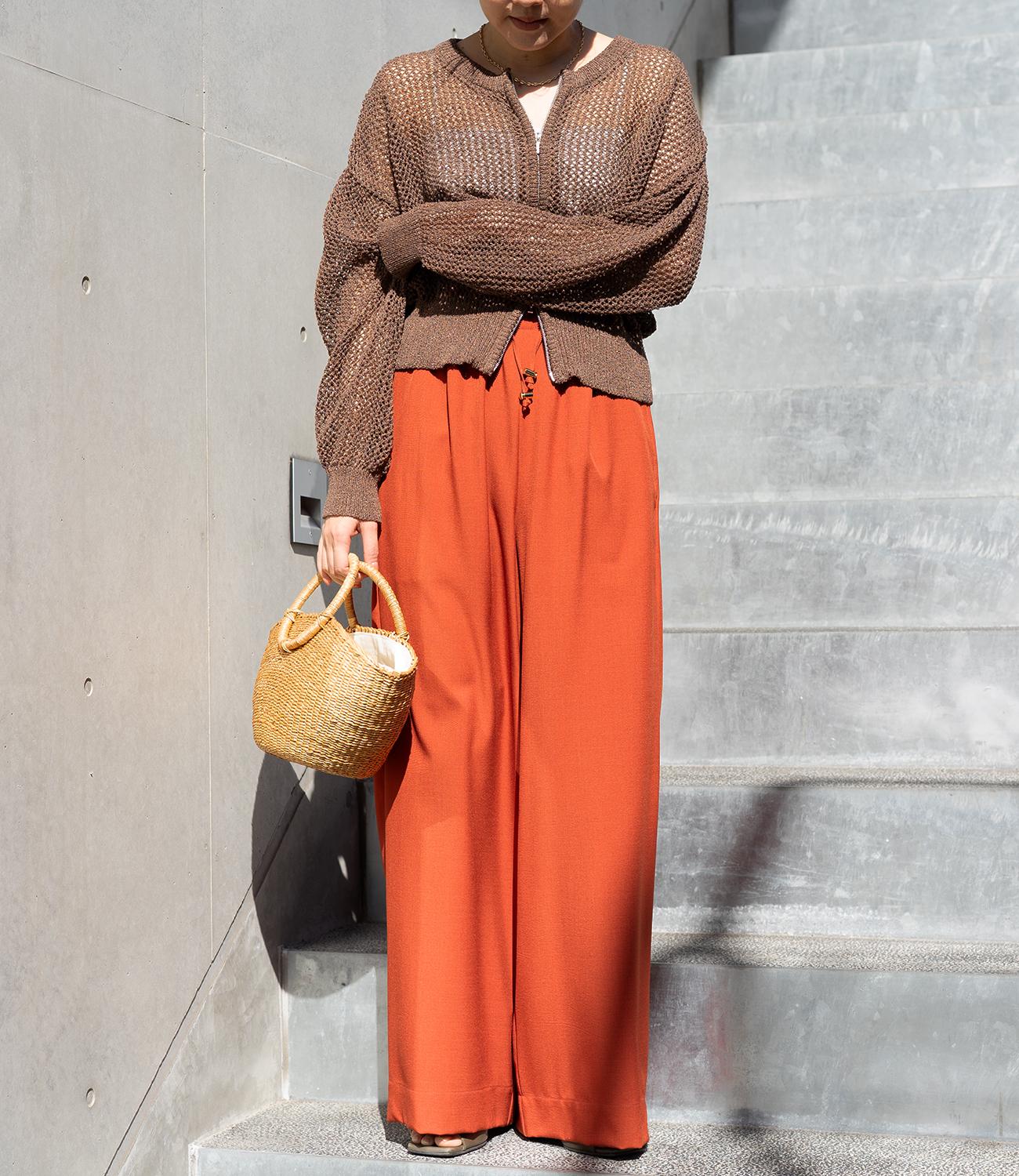 ダブルジップメッシュラメカーデブルゾン