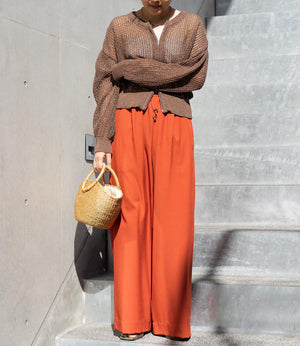 ダブルジップメッシュラメカーデブルゾン