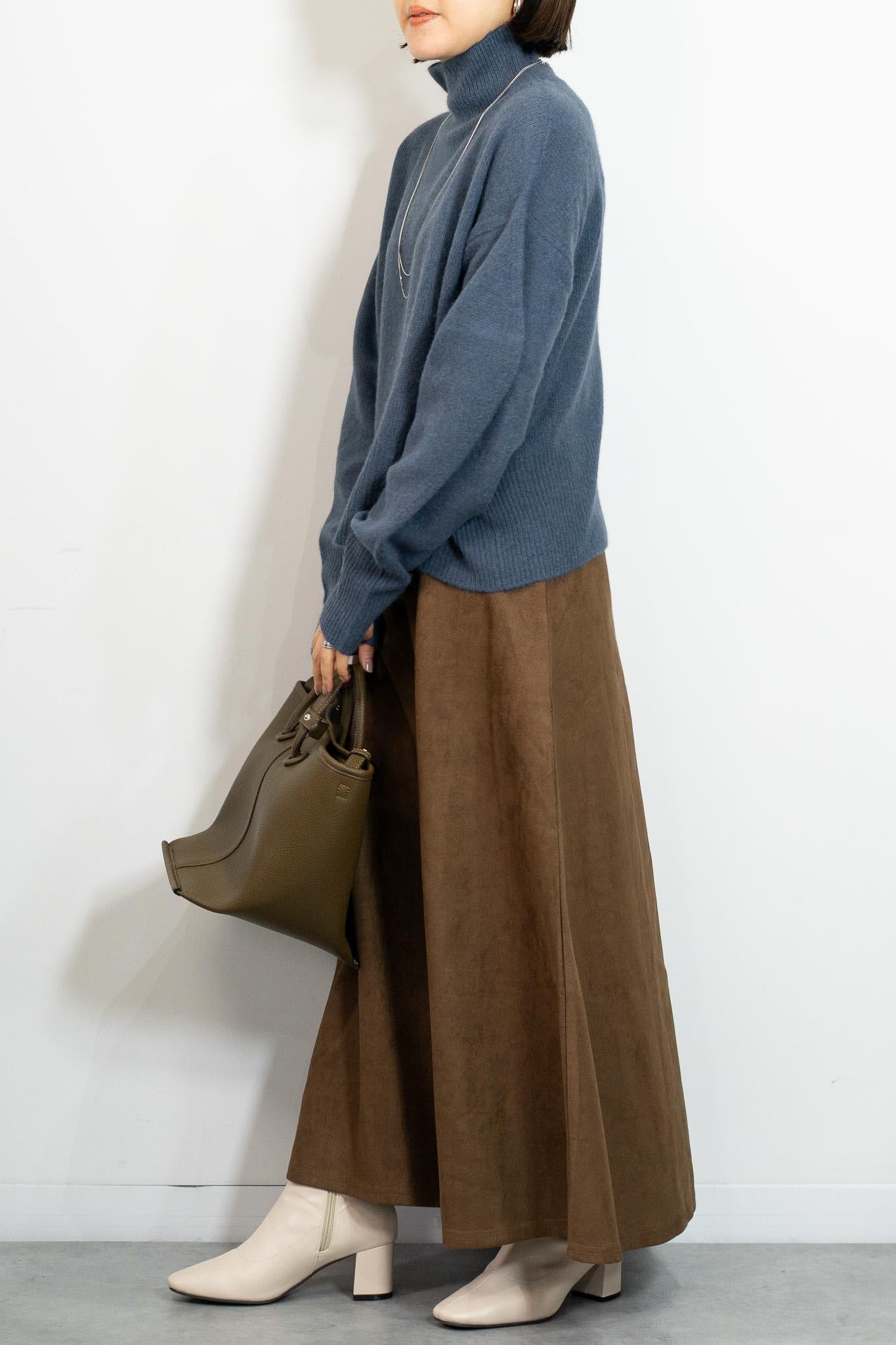 FOX混ボリュームスリーブニット