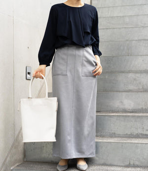 アシンメトリーフレアブラウス