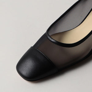 トゥキャップNチュール パンプス45↓