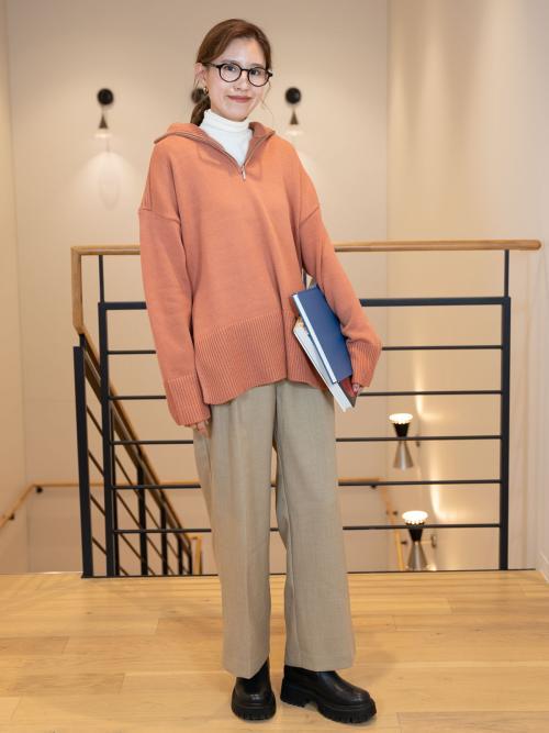 ワイドストレートパンツ