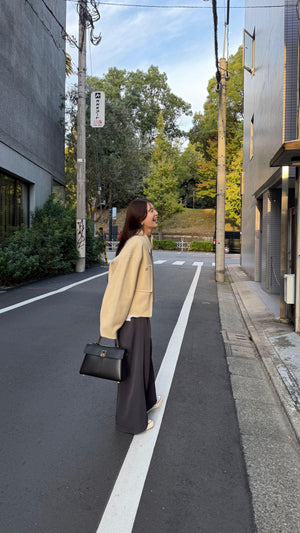 ダブルタックルーズワイドパンツ