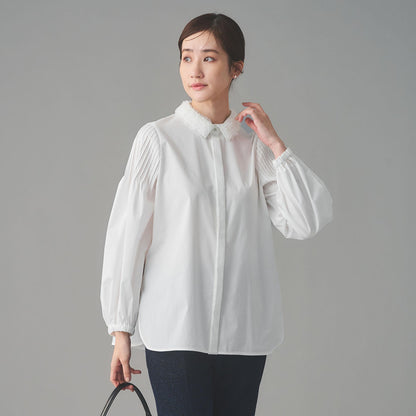 チュールカラー 2WAY ブラウス