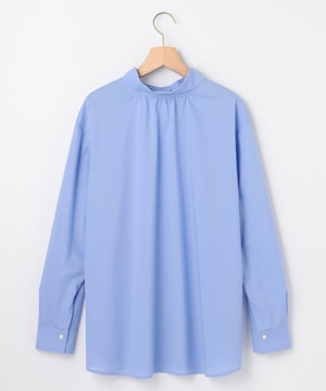 コットンタッチシャーティング刺繍入り ブラウス