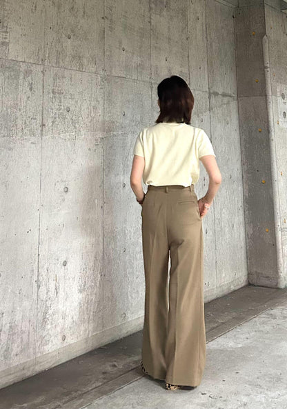 ハーフネック タートルネックニット