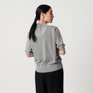 ポロショートスリーブニット ウォッシャブル