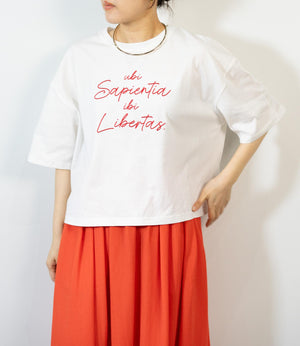 エンブロイダリークロップドTシャツ