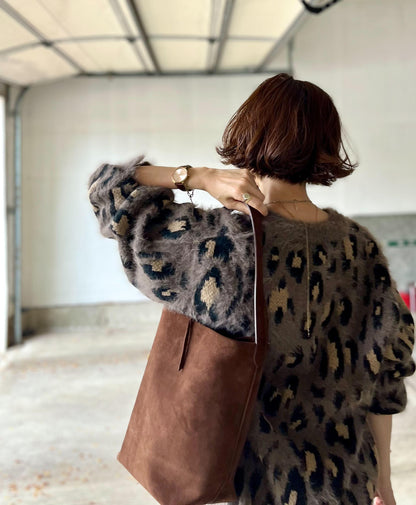 アンゴラレオパードカーディガン