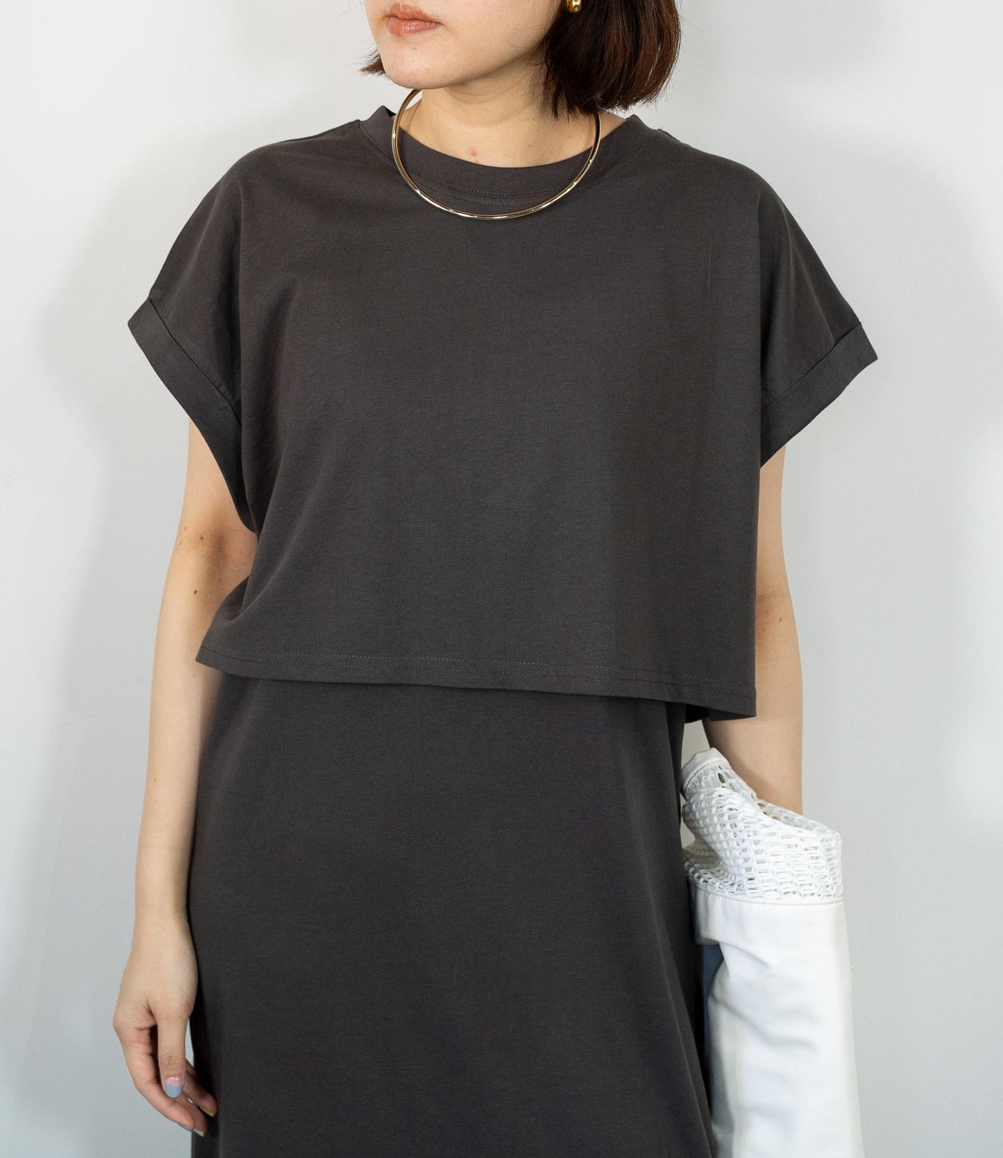 レイヤードワンピースセット