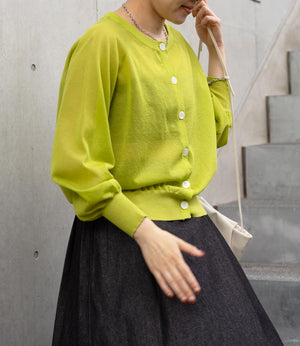 2wayドルマンシアーニットカーディガン