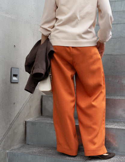 ワイドストレートパンツ