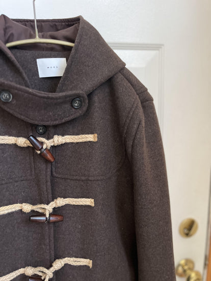 SCAPA ノートルアンゴラダッフルコート Lサイズ ダークブラウン セール