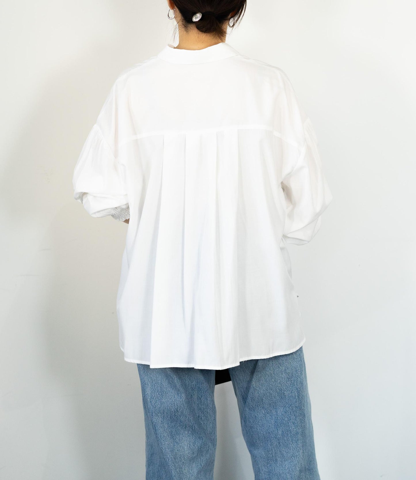 バックタックオーバーシャツ