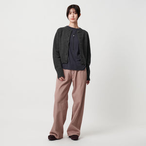 ウールニット ショートカーディガン