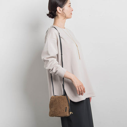 【WEB限定】【VIOLAd'ORO】ボア巾着ミニバッグ　ELMO / V-8925