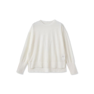 【WEB限定】ベーシックウールクルーネックニット≪洗える≫