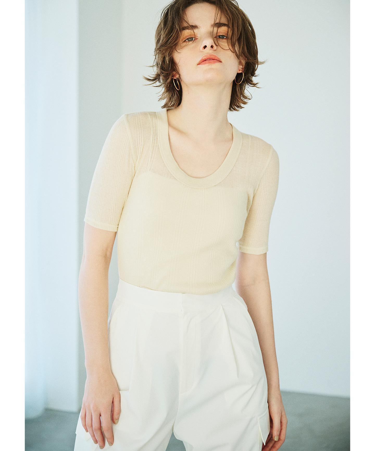 リブ カップ付き キャミソール（uncrave STANDARD）