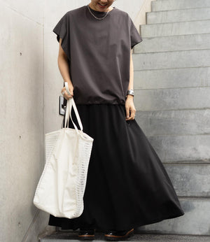 ドロストオーバーフレンチスリーブカットソー