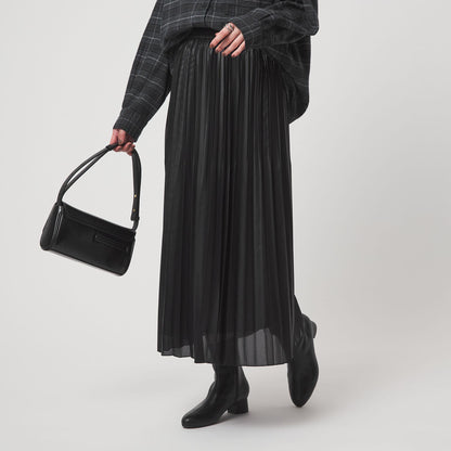 ハクプリント プリーツ スカート