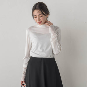 ウォッシャブルベア天竺カットソー≪洗濯機で洗える≫