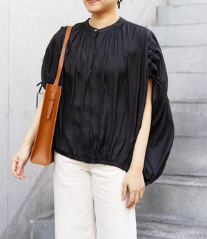 ギャザーモーフドルマンブラウス