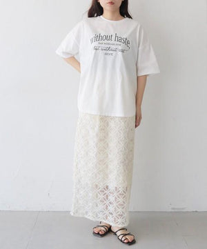 【接触冷感】エレガンスロゴTシャツ
