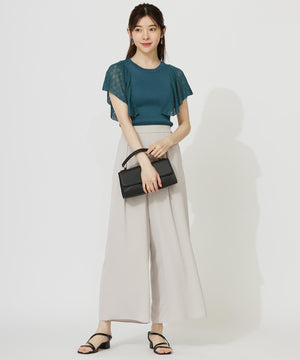 サラキレイ ワイドパンツ