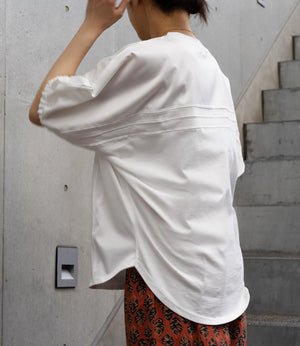 異素材ドッキングドルマンカットソー