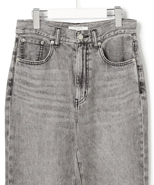 スリット ストレート デニム