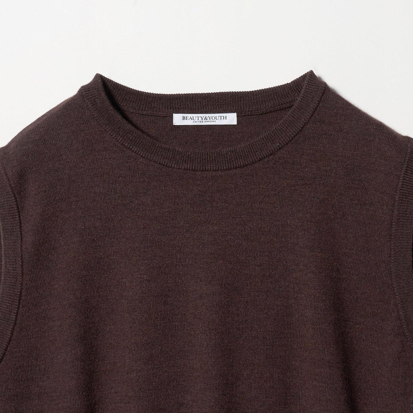 ウール アーガイル&ソリッドベスト