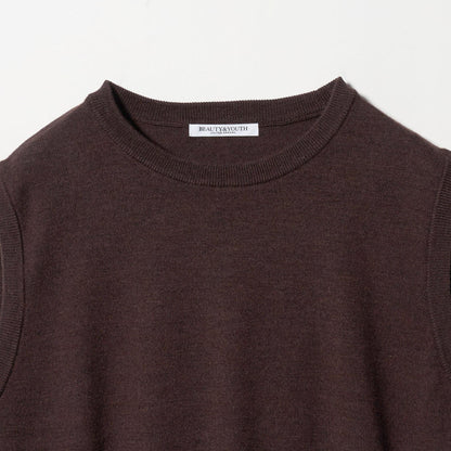 ウール アーガイル&ソリッドベスト