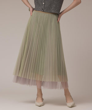 チュールリバーシブルスカート